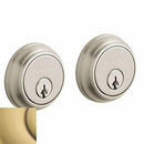Baldwin 8021060 Traditional 1-5/8" Double Cylinder Deadbolt Satin Brass and Brown Finish - NA - NA