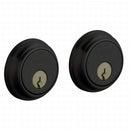 Baldwin 8021190 Traditional 1-5/8" Double Cylinder Deadbolt Flat Satin Black Finish - NA - NA