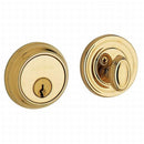 Baldwin 8031031 Traditional 1-5/8" Single Cylinder Deadbolt Unlacquered Brass Finish - Unlacquered Brass - NA