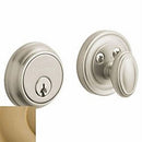 Baldwin 8031033 Traditional 1-5/8" Single Cylinder Deadbolt Vintage Brass Finish - Vintage Brass - NA