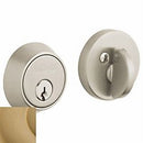 Baldwin 8041033 Contemporary 1-5/8" Single Cylinder Deadbolt Vintage Brass Finish - Vintage Brass - NA