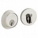 Baldwin 8041055 Contemporary 1-5/8" Single Cylinder Deadbolt Lifetime Bright Nickel Finish - Lifetime Bright Nickel - NA