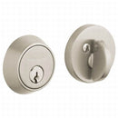 Baldwin 8041150 Contemporary 1-5/8" Single Cylinder Deadbolt Satin Nickel Finish - Satin Nickel - NA