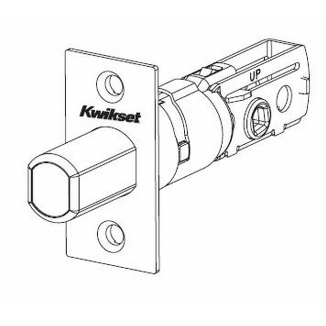 Kwikset 81257  UL Adjustable Square Deadbolt Latch