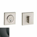 Baldwin 8220102 Contemporary Square Single Cylinder Deadbolt Oil Rubbed Bronze Finish - Oil Rubbed Bronze - NA