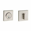 Baldwin 8220150 Contemporary Square Single Cylinder Deadbolt Satin Nickel Finish - NA - NA
