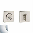Baldwin 8220260 Contemporary Square Single Cylinder Deadbolt Bright Chrome Finish - NA - NA