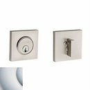 Baldwin 8220264 Contemporary Square Single Cylinder Deadbolt Satin Chrome Finish - Satin Chrome - NA