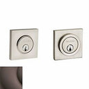 Baldwin 8221112 Contemporary Square Double Cylinder Deadbolt Venetian Bronze Finish - Venetian Bronze - NA