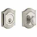 Baldwin 8237055 Bethpage Single Cylinder Deadbolt Lifetime Bright Nickel Finish - Lifetime Bright Nickel - NA