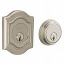 Baldwin 8238056 Bethpage Double Cylinder Deadbolt Lifetime Satin Nickel Finish - Lifetime Satin Nickel - NA