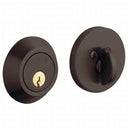 Baldwin 8241112 Contemporary 2-1/8" Single Cylinder Deadbolt Venetian Bronze Finish - NA - NA