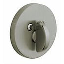 Baldwin 8241151PAT Contemporary 2-1/8" Patio Deadbolt Antique Nickel Finish - Antique Nickel - NA