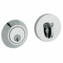 Baldwin 8241260 Contemporary 2-1/8" Single Cylinder Deadbolt Bright Chrome Finish - Bright Chrome - NA