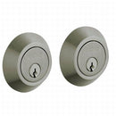 Baldwin 8242151 Contemporary 2-1/8" Double Cylinder Deadbolt Antique Nickel Finish - Antique Nickel - NA