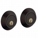 Baldwin 8242402 Contemporary 2-1/8" Double Cylinder Deadbolt Distressed Oil Rubbed Bronze Finish - Distressed Oil Rubbed Bronze - NA