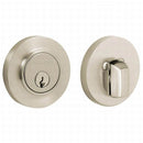 Baldwin 8244150 Contemporary Low Profile 2-1/8" Single Cylinder Deadbolt Satin Nickel Finish - NA - NA