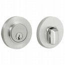 Baldwin 8244264 Contemporary Low Profile 2-1/8" Single Cylinder Deadbolt Satin Chrome Finish - NA - NA