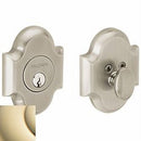 Baldwin 8252003 Boulder Arched Single Cylinder Deadbolt Lifetime Brass Finish - Lifetime Brass - NA