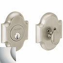 Baldwin 8252055 Boulder Arched Single Cylinder Deadbolt Lifetime Bright Nickel Finish - Lifetime Bright Nickel - NA