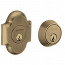 Baldwin 8253050 Arched Double Cylinder Deadbolt Antique Brass Finish - Antique Brass - NA