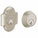 Baldwin 8253056 Arched Double Cylinder Deadbolt Lifetime Satin Nickel Finish - Lifetime Satin Nickel - NA
