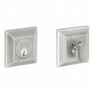 Baldwin 8254264 Cody Squared Single Cylinder Deadbolt Satin Chrome Finish - Satin Chrome - NA