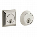 Baldwin 8255055 Cody Squared Double Cylinder Deadbolt Lifetime Bright Nickel Finish - Lifetime Bright Nickel - NA