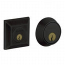Baldwin 8255190 Cody Squared Double Cylinder Deadbolt Satin Black Finish - Satin Black - NA