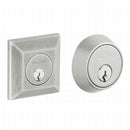 Baldwin 8255264 Cody Squared Double Cylinder Deadbolt Satin Chrome Finish - Satin Chrome - NA
