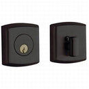 Baldwin 8285402 Soho Single Cylinder Deadbolt Distressed Oil Rubbed Bronze Finish - Distressed Oil Rubbed Bronze - NA