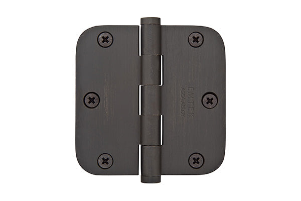 Emtek Steel Plain Bearing Hinge with 5/8" Radius Corners