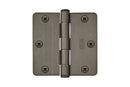 Emtek Steel, Heavy Duty, Plain Bearing Hinge with 1/4" Radius Corners