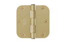 Emtek Steel, Heavy Duty, Plain Bearing Hinge with 5/8" Radius Corners