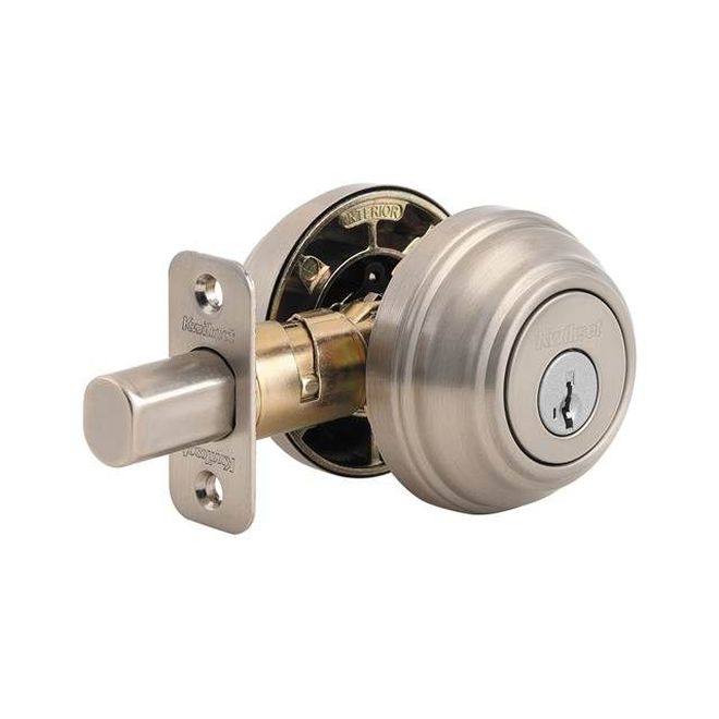 Kwikset 985 Double Cylinder Deadbolt with New Chassi SmartKey with RCAL Latch and RCS Strike