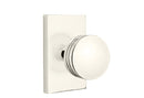 Emtek Bern Knob, Modern Rectangular Rosette