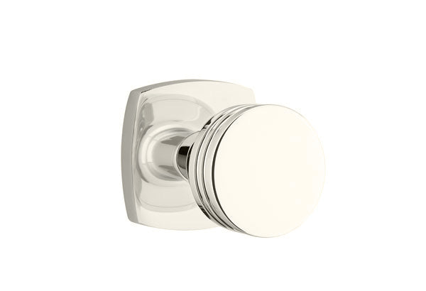 Emtek Bern Knob, Urban Modern Rosette
