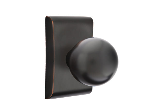 EMTEK  Orb Knob with Neos Rosette