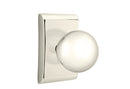 EMTEK  Orb Knob with Neos Rosette