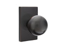 EMTEK  Orb Knob with Modern Rectangular Rosette