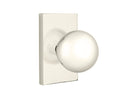 EMTEK  Orb Knob with Modern Rectangular Rosette