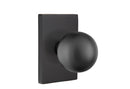 EMTEK  Orb Knob with Modern Rectangular Rosette