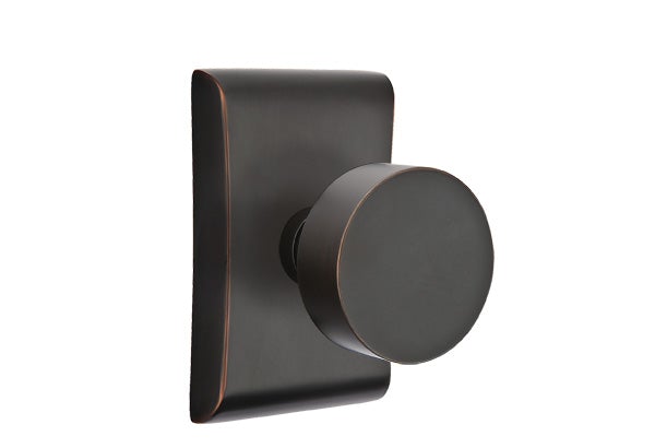 Emtek Round Knob Concealed Fastener with Neos Rosette