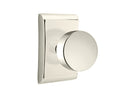 EMTEK  Round Knob with Neos Rosette
