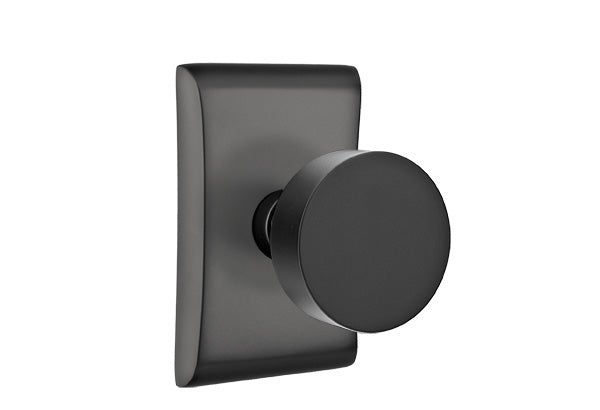Emtek Round Knob Concealed Fastener with Neos Rosette