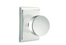 Emtek Round Knob Concealed Fastener with Neos Rosette