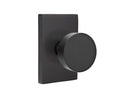 Emtek Round  Knob Concealed Fastener with Modern Rectangular Rosette