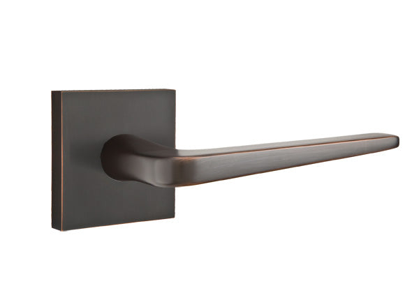 Emtek Athena Lever Concealed Screws With Square Rosette