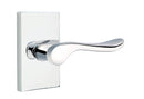 Emtek Luzern Lever Concealed Screws With Modern Rectangular Rosette