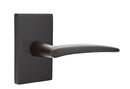 Emtek Poseidon Lever Concealed Screws With Modern Rectangular Rosette